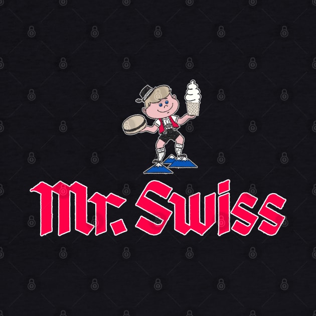 Mr. Swiss Restaurant Chain (Larger Text) by RetroZest